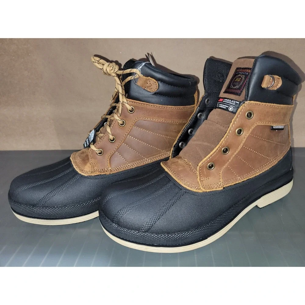 Skechers Men's Robards Waterproof Boots MISSING‎ LEFT LACE 77065 Brown Sz 9
